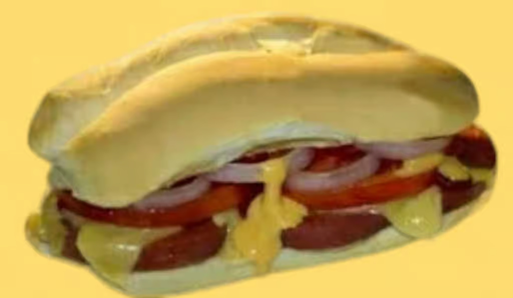 Dominicano Salami y Huevo Sandwich