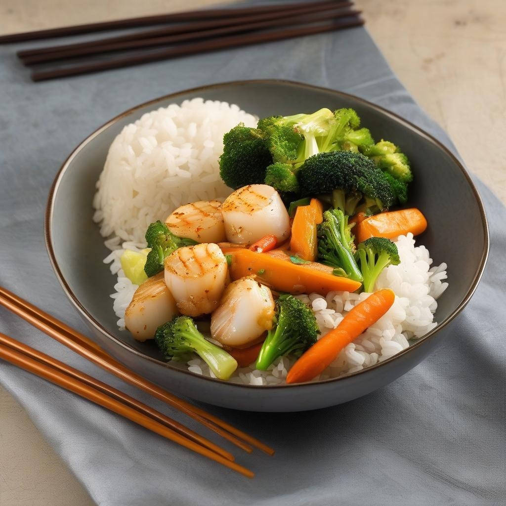 Scallop Stir Fry