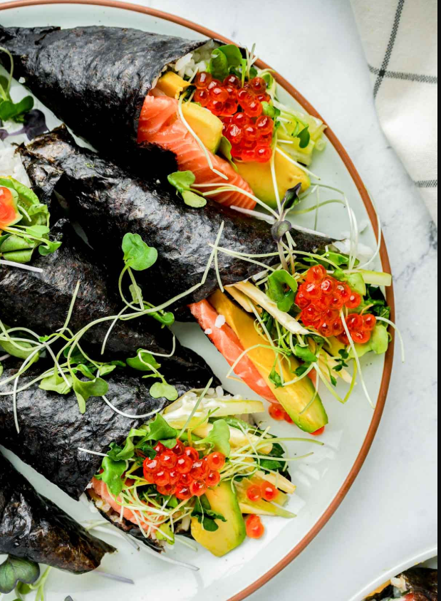 Pacific Pear Hand Roll