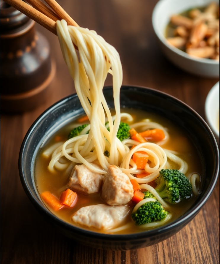 Chicken Udon Soup