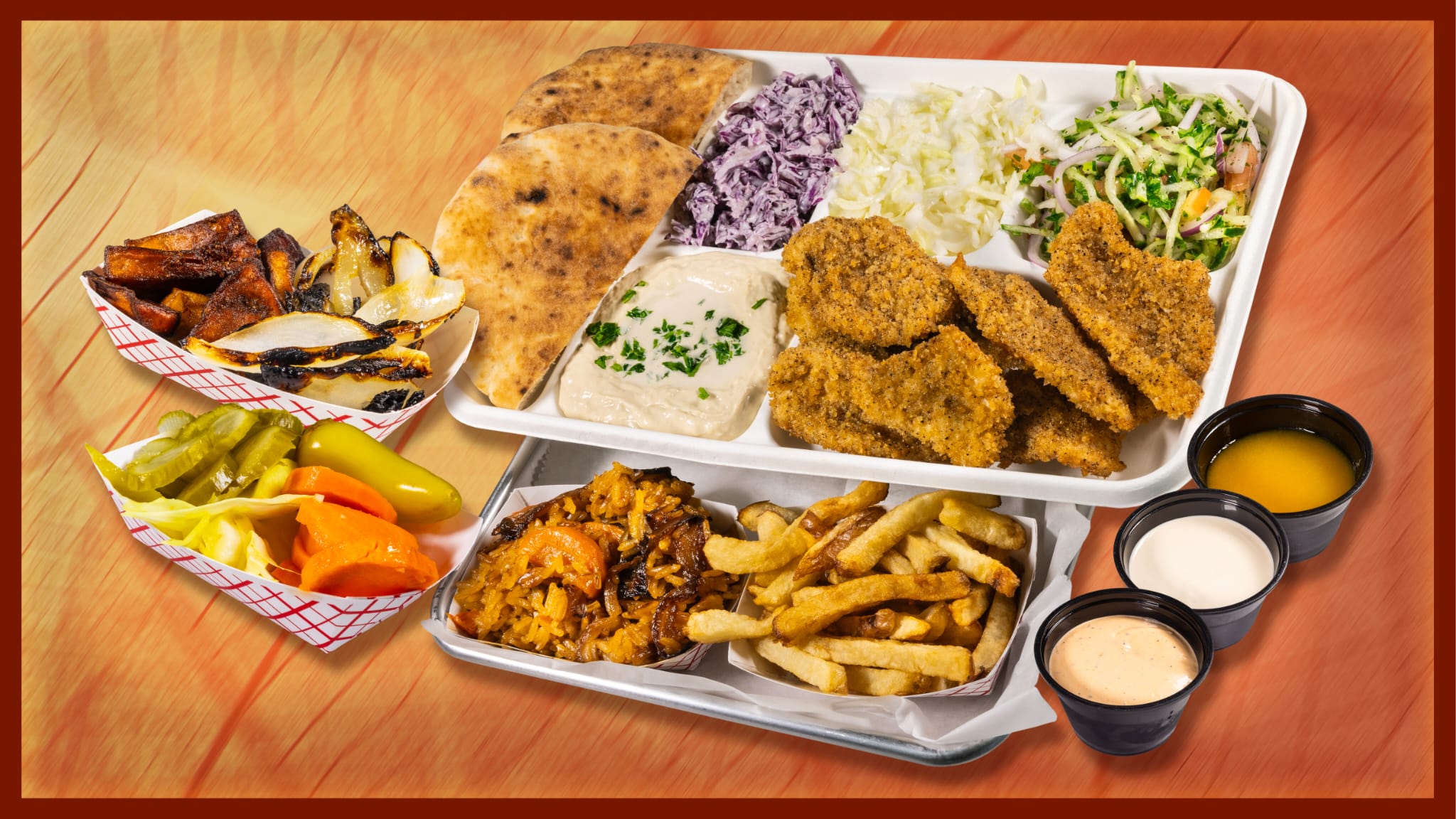 Schnitzel Plate / שניצל צלחת
