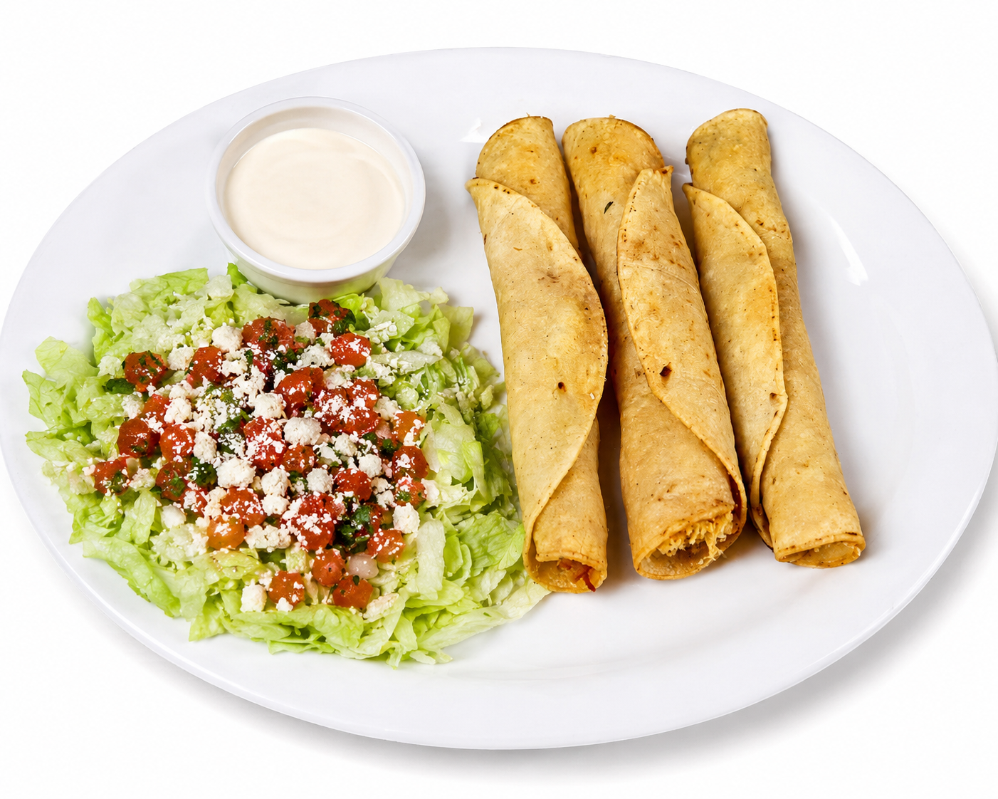 Tacos Fritos de Pollo | Crispy Chicken Tacos