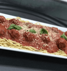 Spaghetti with Meatballs, Sausage, or Meat Sauce