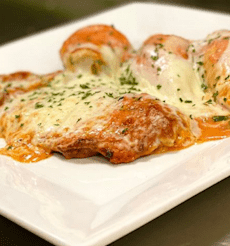 Chicken Parm with Stuffed Shells or Spaghetti