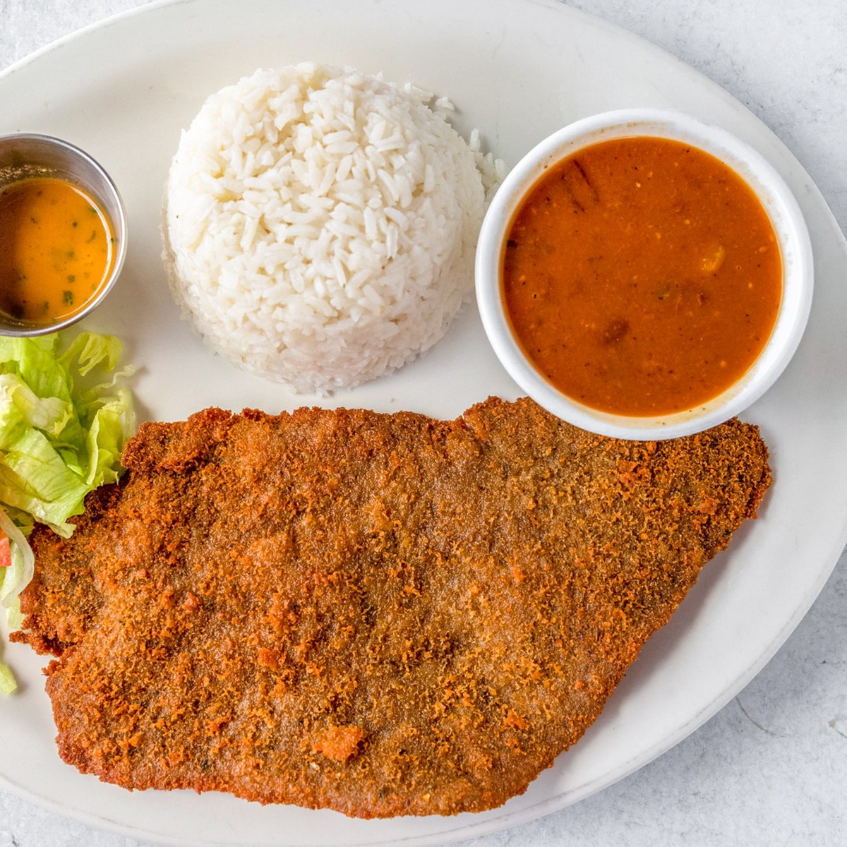 Bistec Empanado / Breaded Steak