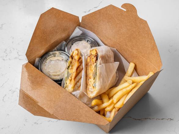 Box Chicken Wrap Shawarma