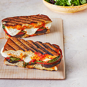 Eggplant Parmigiana Panini
