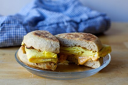 2 Eggs On Bagel with Cheese