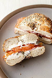 Baked Salmon Sandwich