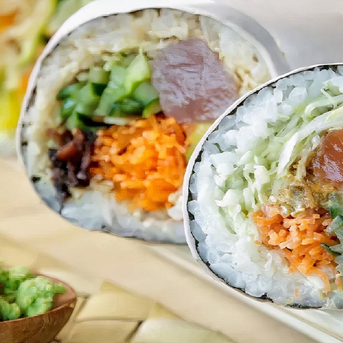 Build Your Own Poke Burrito (2 Scoops)