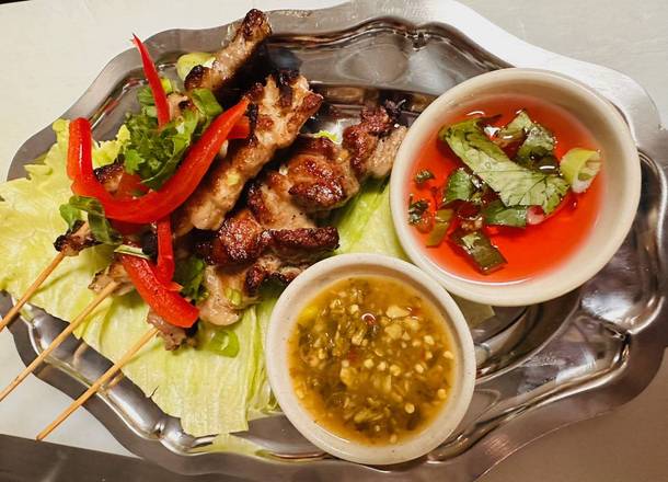 Grill Pork Skewers (Moo Ping)
