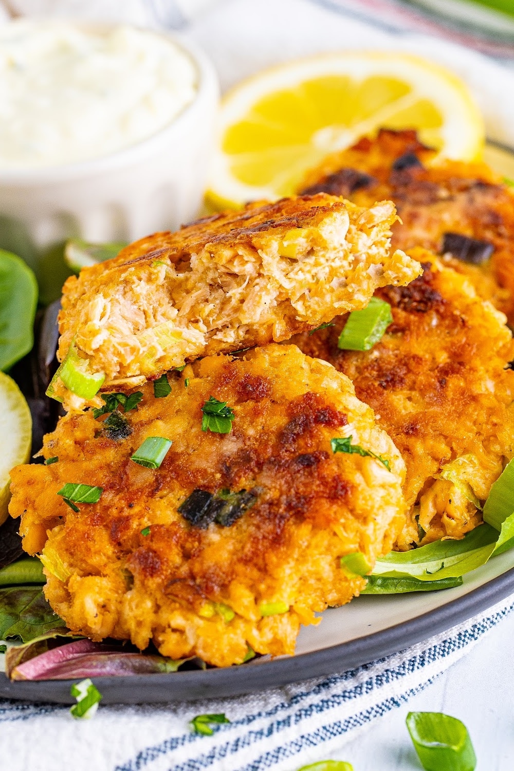 Salmon Croquettes Platter