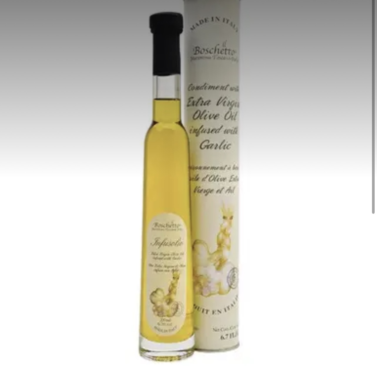 Il Boschetto Garlic Infused Extra Virgin Olive Oil