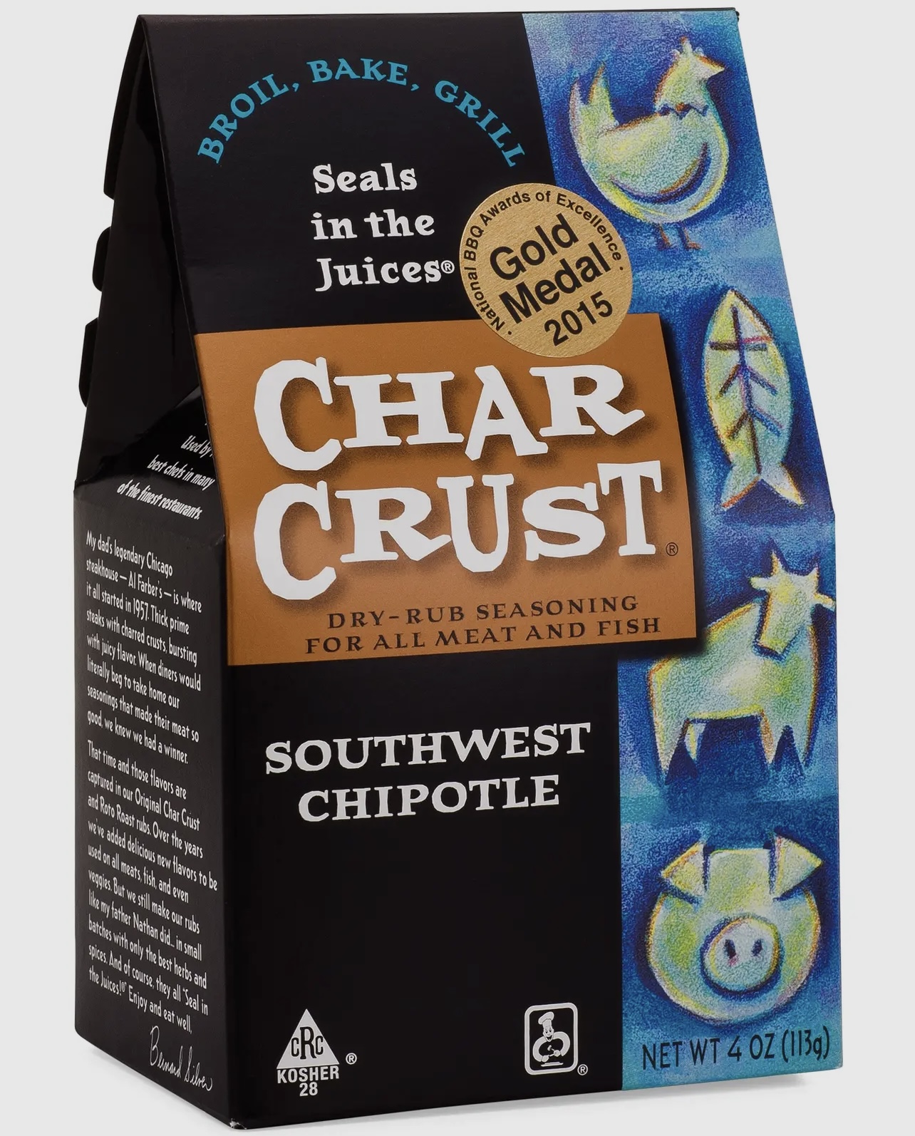 Char crust dry rub seasoning Southwest Chipotle