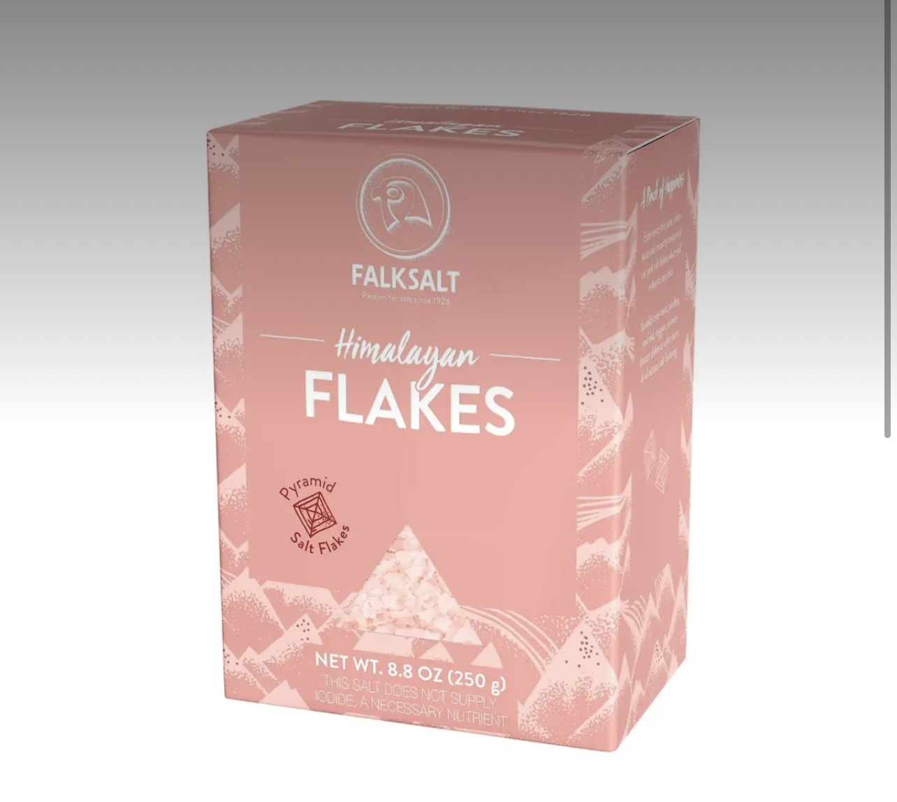 Pink Himalayan se salt flakes