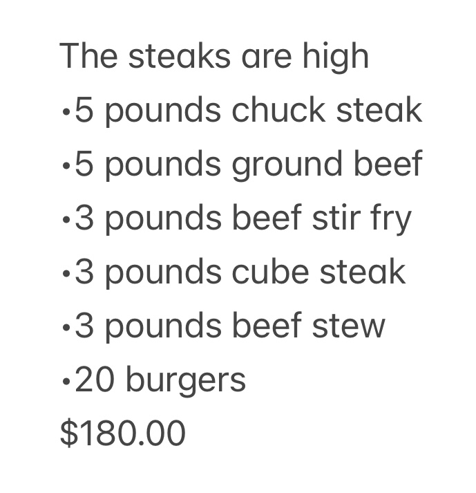 The Steaks are High