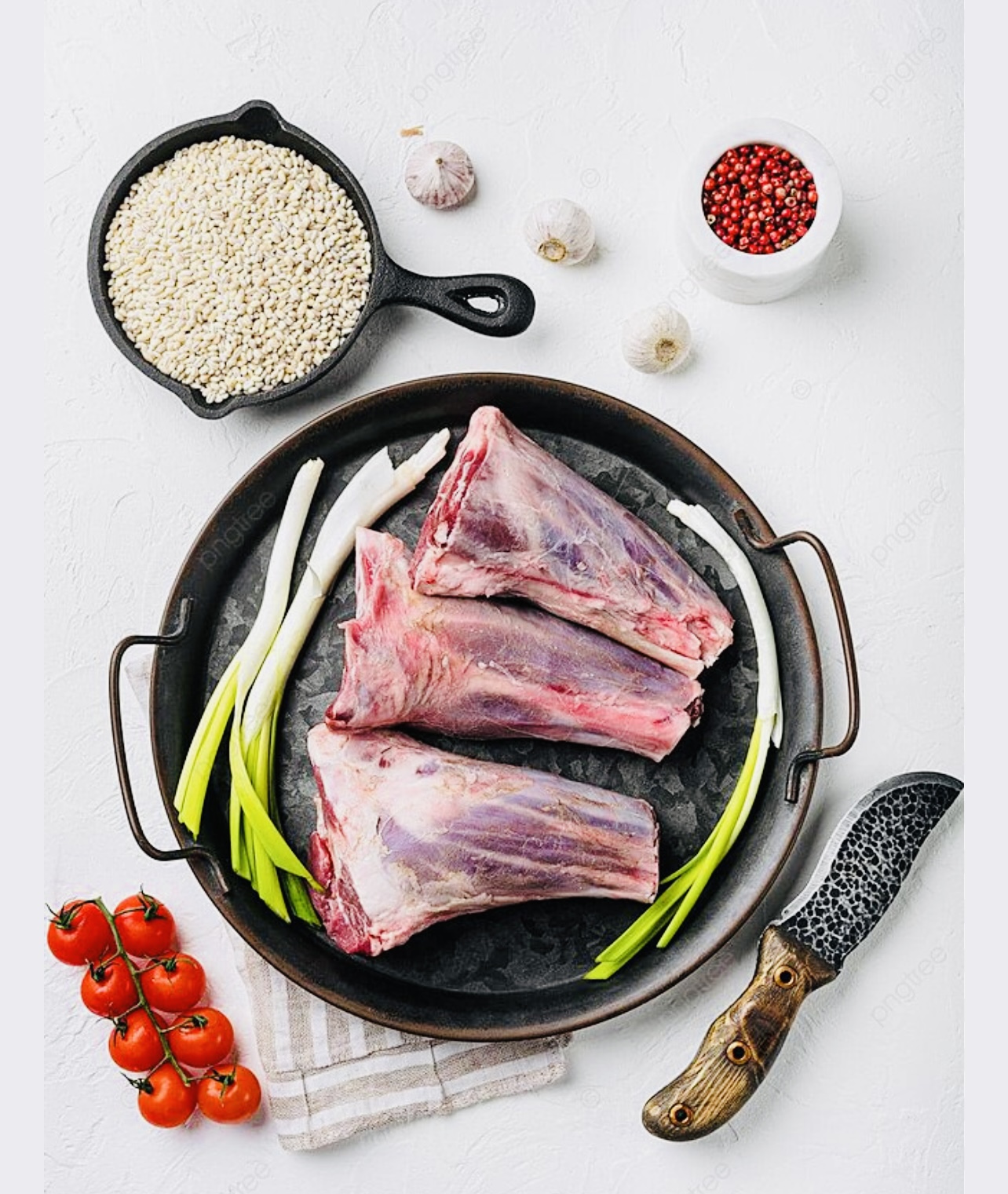 Lamb shanks (5 pounds )