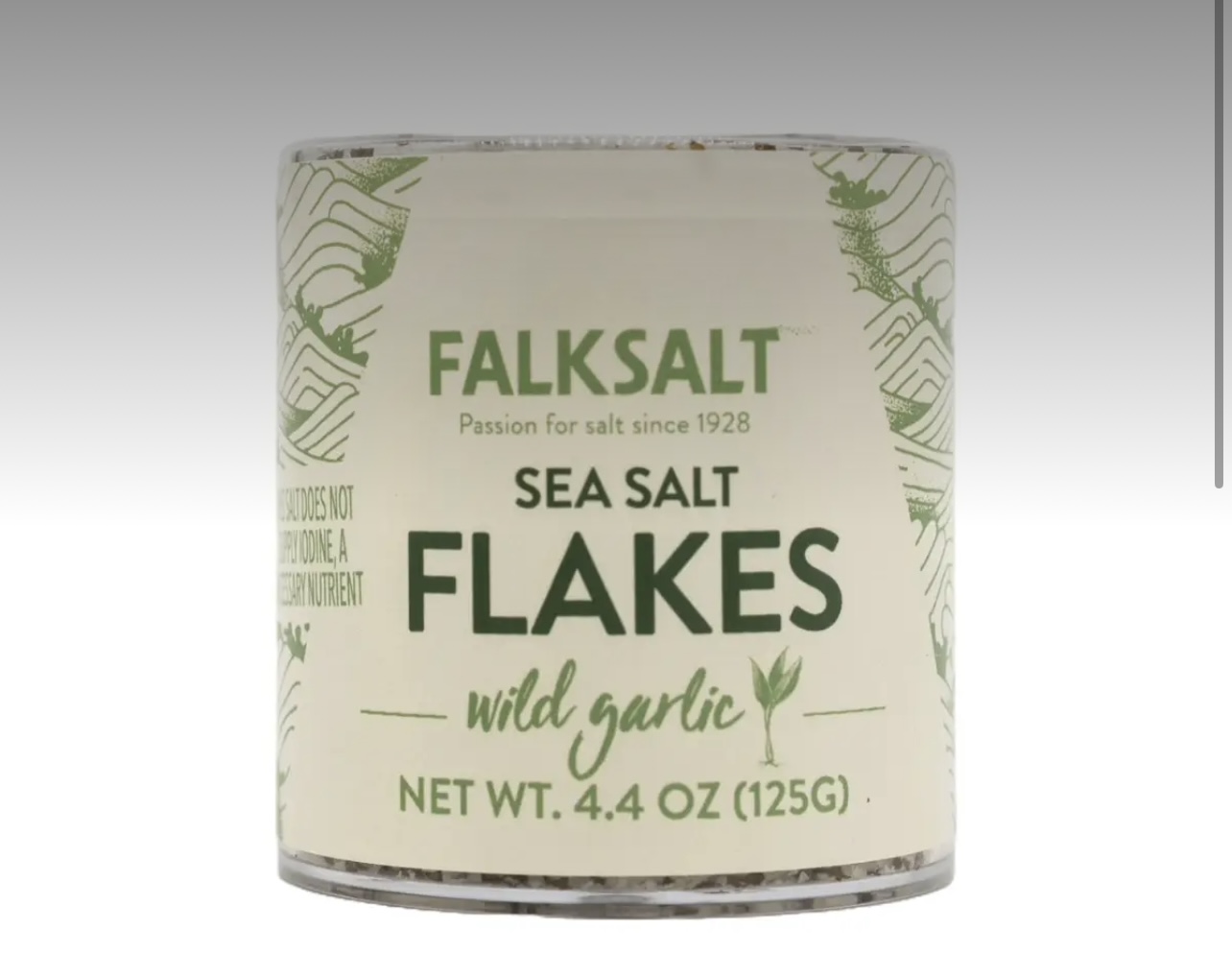 Garlic sea salt flakes