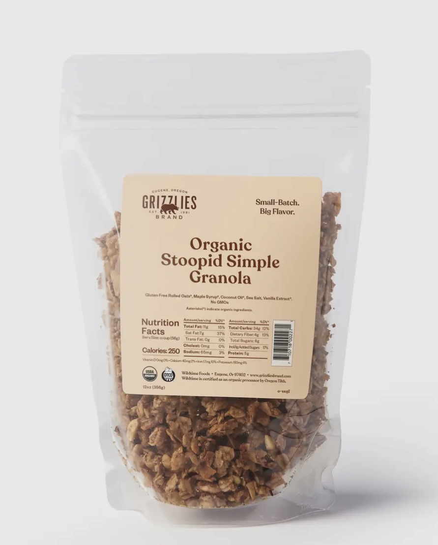 Organic Stoopid Simple Granola