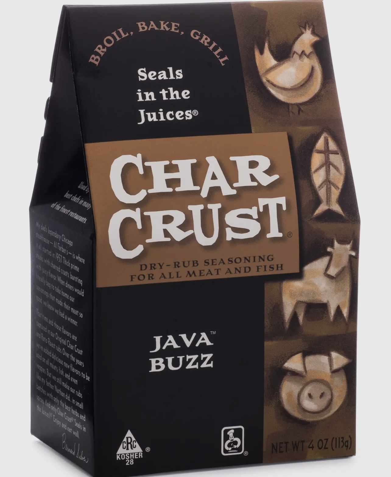 Char crust dry rub seasoning Java Buzz