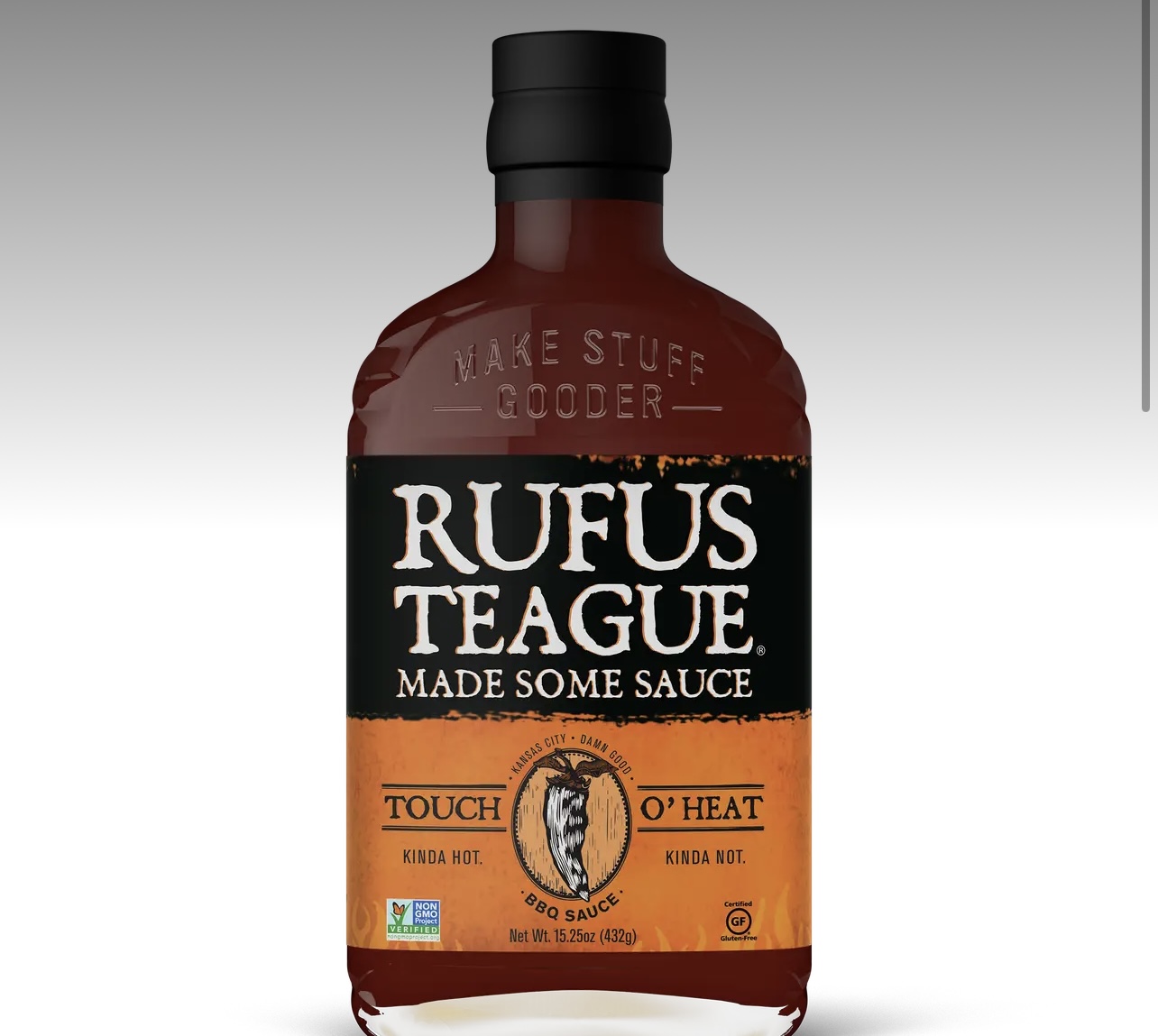 Rufus Teague Touch O' Heat BBQ Sauce