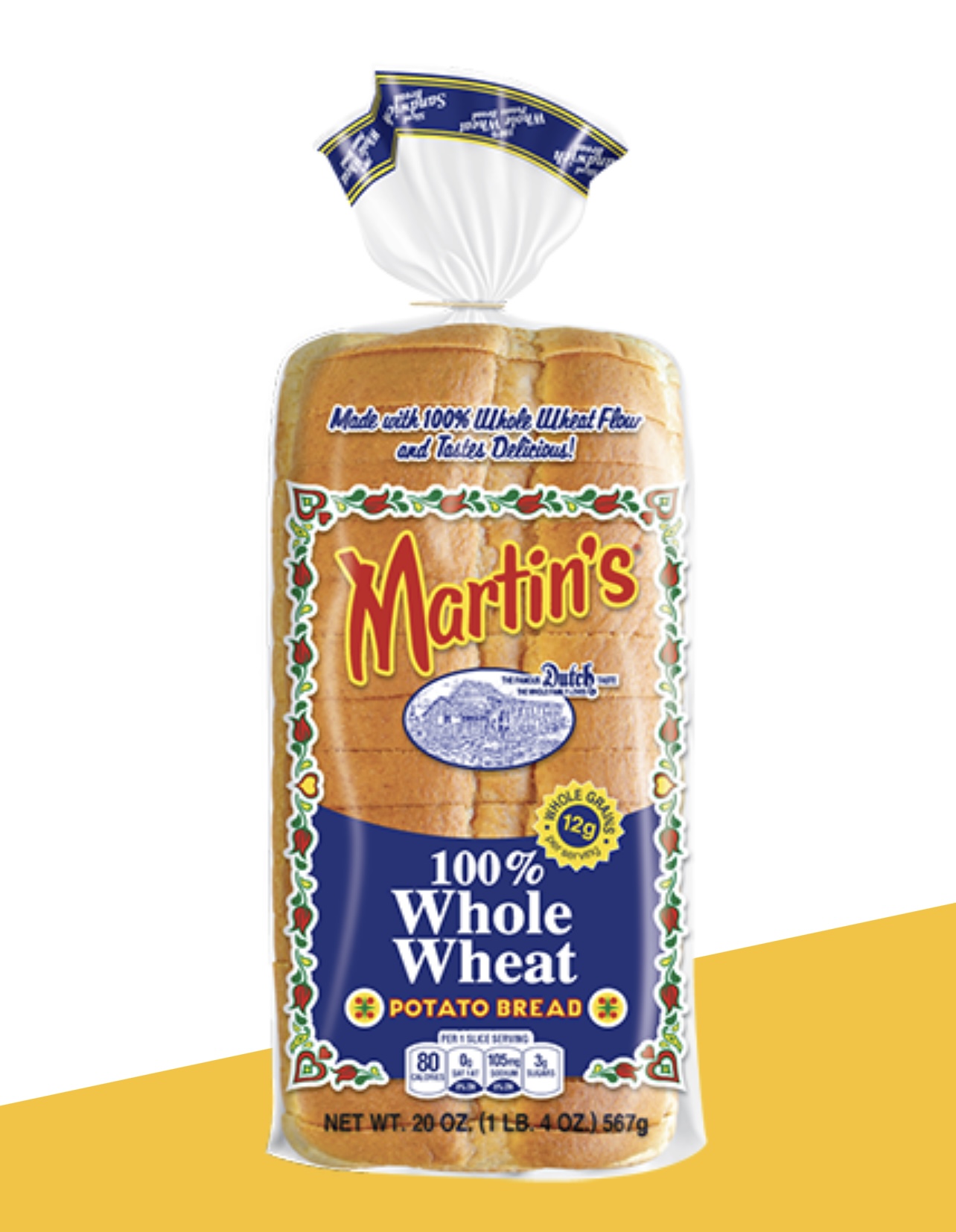 100% Whole Wheat Potato Bread