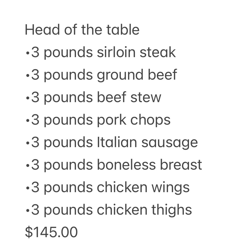 Head of the Table
