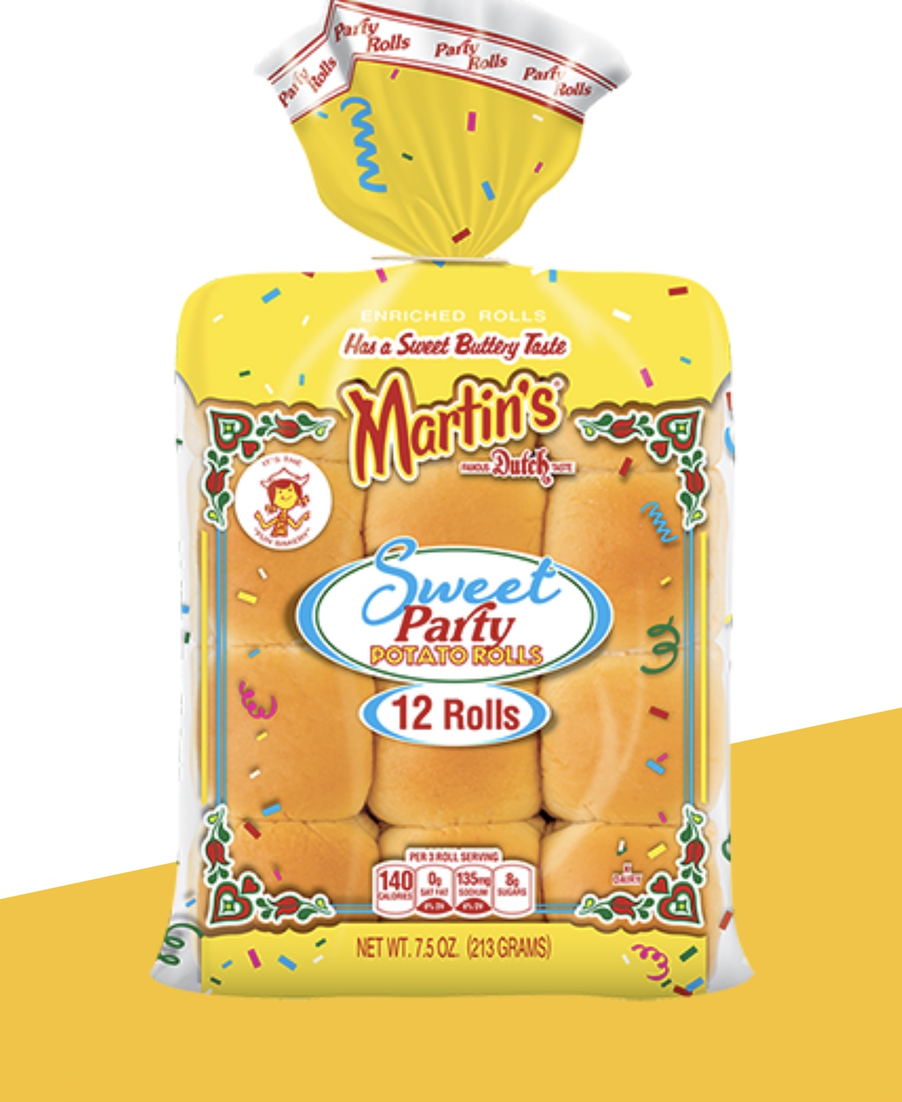 Sweet Party Potato Rolls