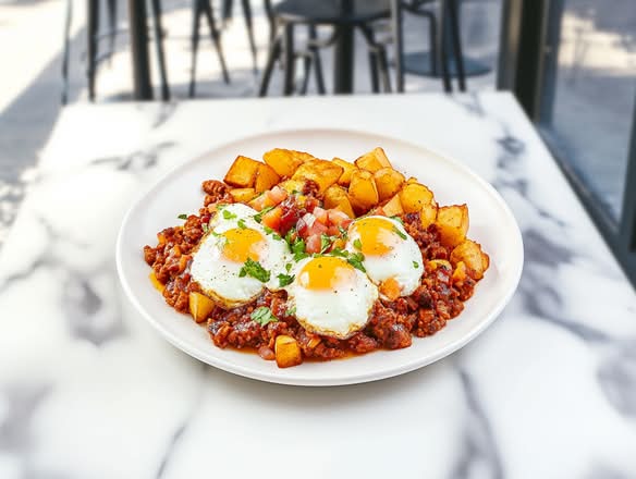 Eggs with Chorizo Platter