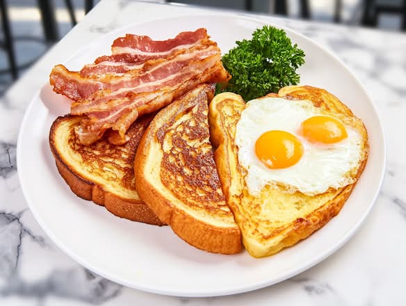 French Toast, Eggs, Protein