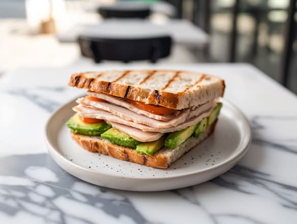 Smoked Turkey & Avocado Sandwich