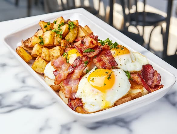 Eggs with Bacon Platter