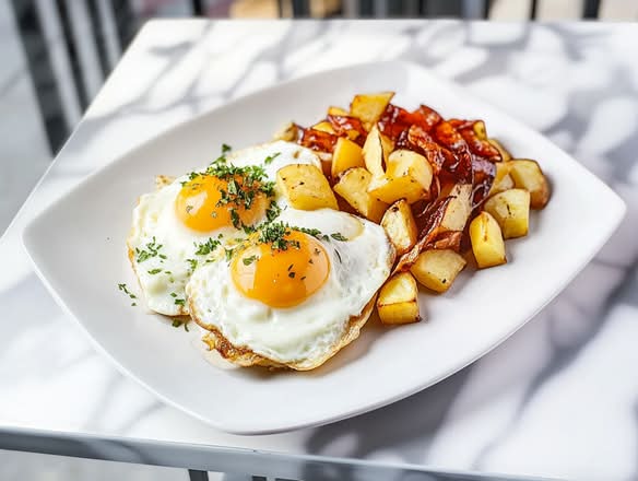 Mexican Style Eggs Platter