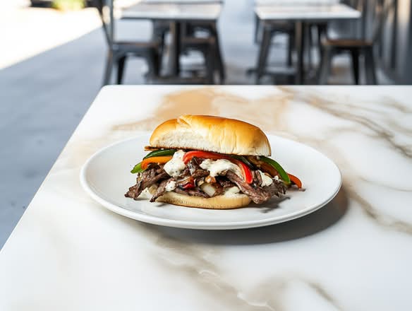 Philly Cheese Steak Sandwich