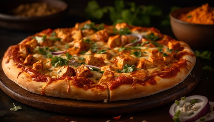 Large Buffalo Chicken Pizza