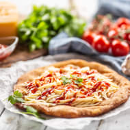Cauliflower Crust Bianca Pizza- Fresh mozzarella and parmesan, ricotta