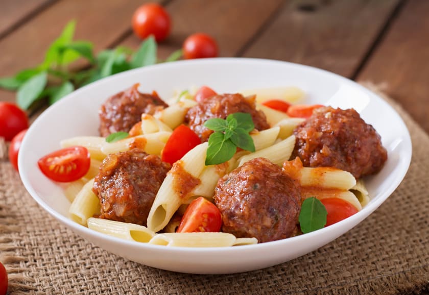 Pasta with Meatballs