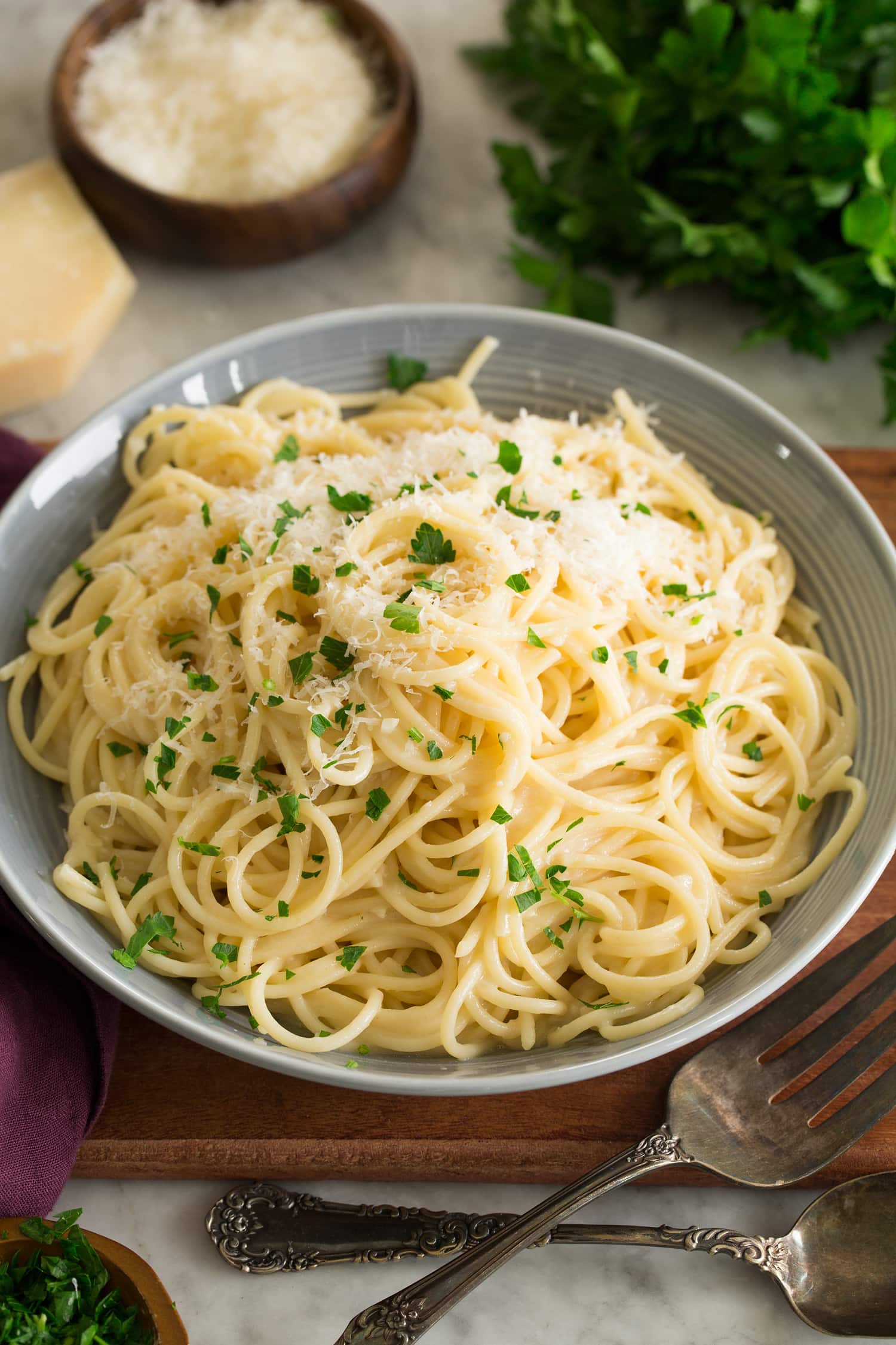 Penne with Garlic Oil