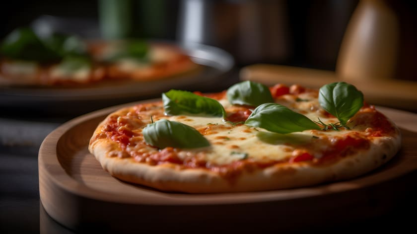 Gluten Free Vodka Sauce Pizza With Fresh Mozzarella And Hot Honey