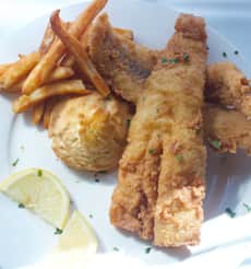 Beer Battered Fish and Chips (Cajun Style)