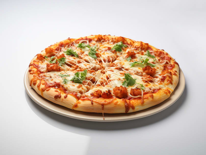 Large Chicken Cutlet Pizza
