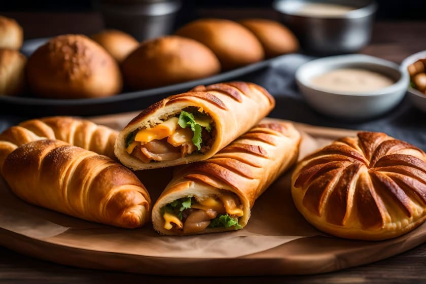 Buffalo Chicken Stromboli