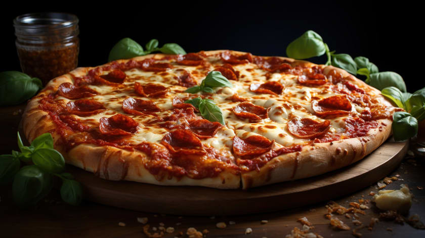 Large Vodka Sauce Pizza With Fresh Mozzarella