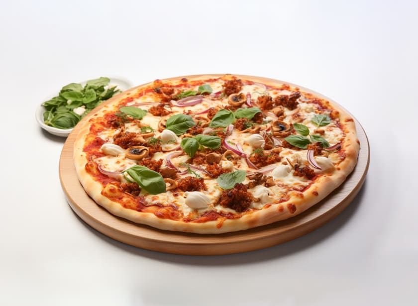 Large Vegan Meatball Pizza