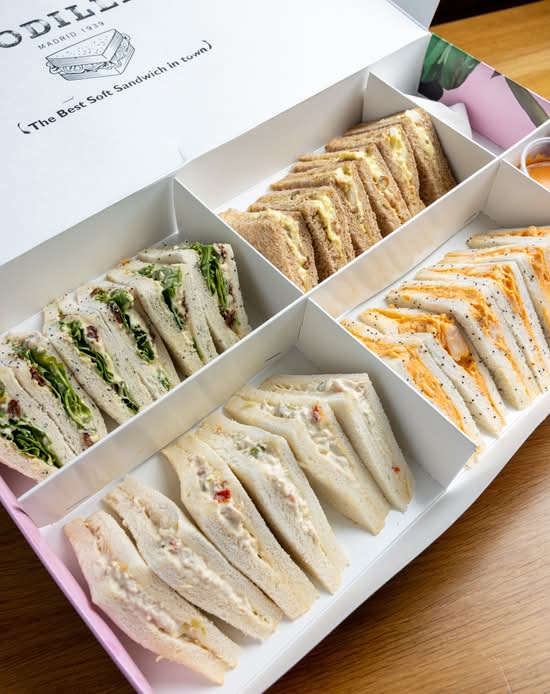 Tray assorted Spanish soft Sandwich Bites (24 Bites)