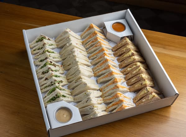 Tray assorted Spanish soft Sandwich Bites (Tray of 48 Bites)