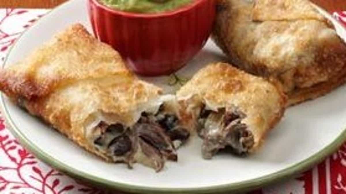 Mini Chimichangas with Chicken