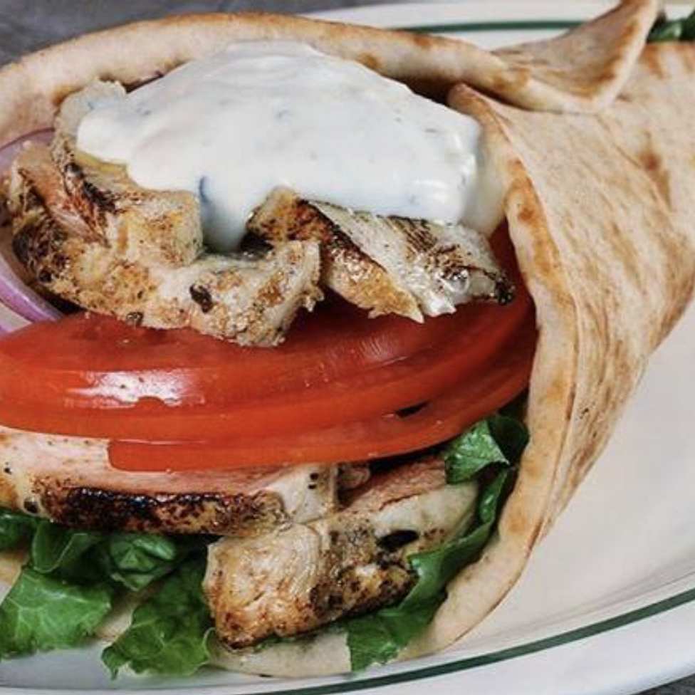 White Chicken Salad Pita