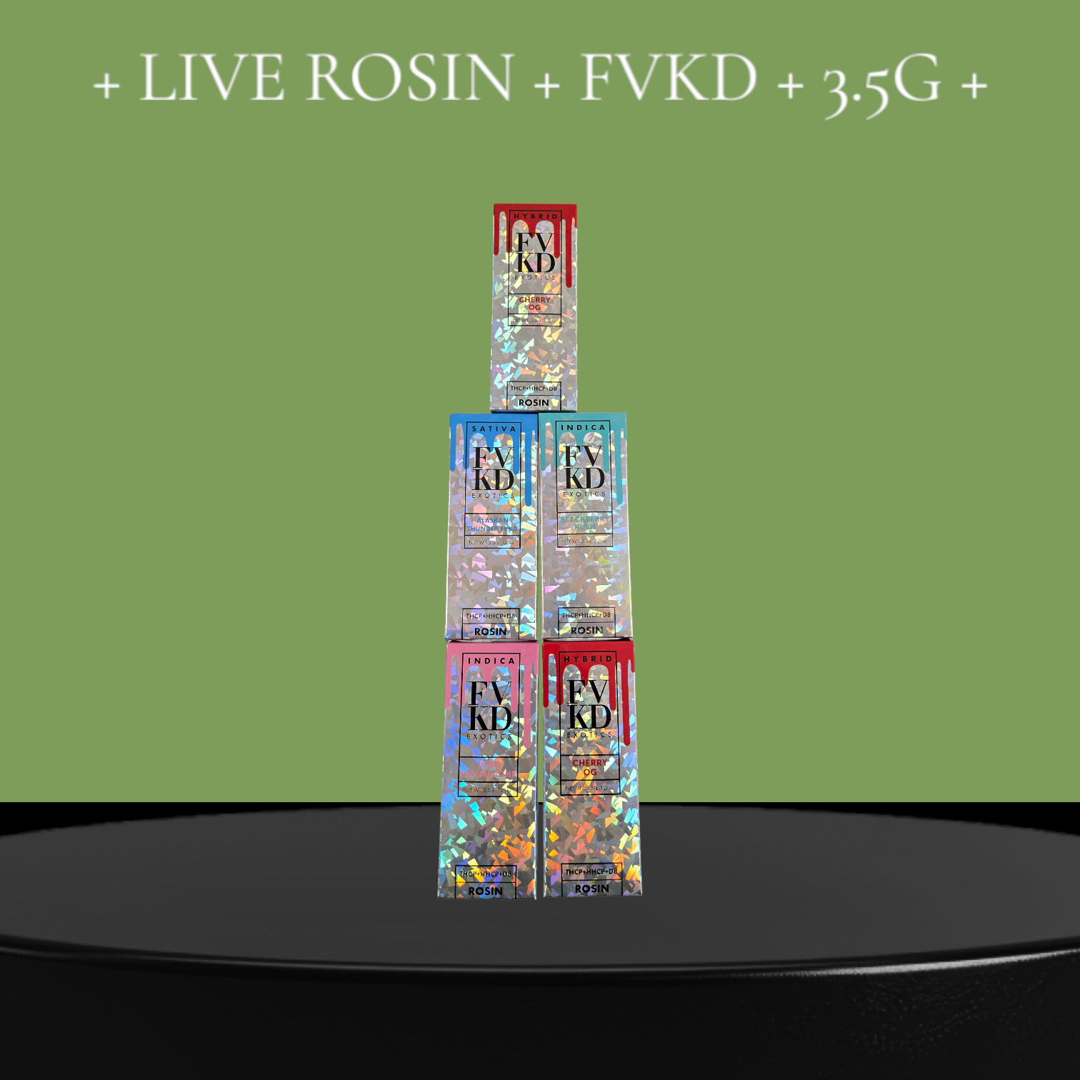 FVKD Exotics THC-P Rosin Dispos 3.5g from Cloud 9Five4 in Fort Lauderdale  for delivery and pickup