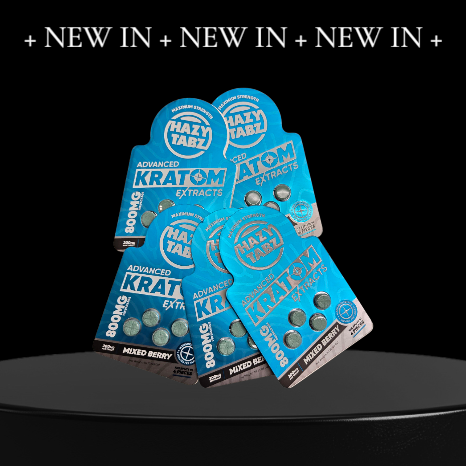Hazy Tabz Advanced Kratom Extracts 800MG | 4 Count from Cloud 9Five4 in  Fort Lauderdale for delivery and pickup